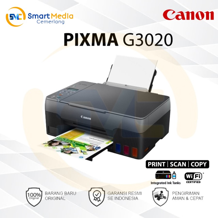 Jual Printer Canon Pixma G3020 PrintScanCopyWifi Shopee Indonesia