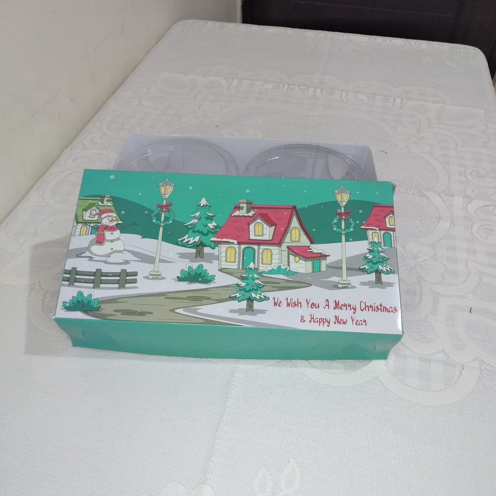 

(Ready Stock) Box Natal Hijau 29x14,5x6