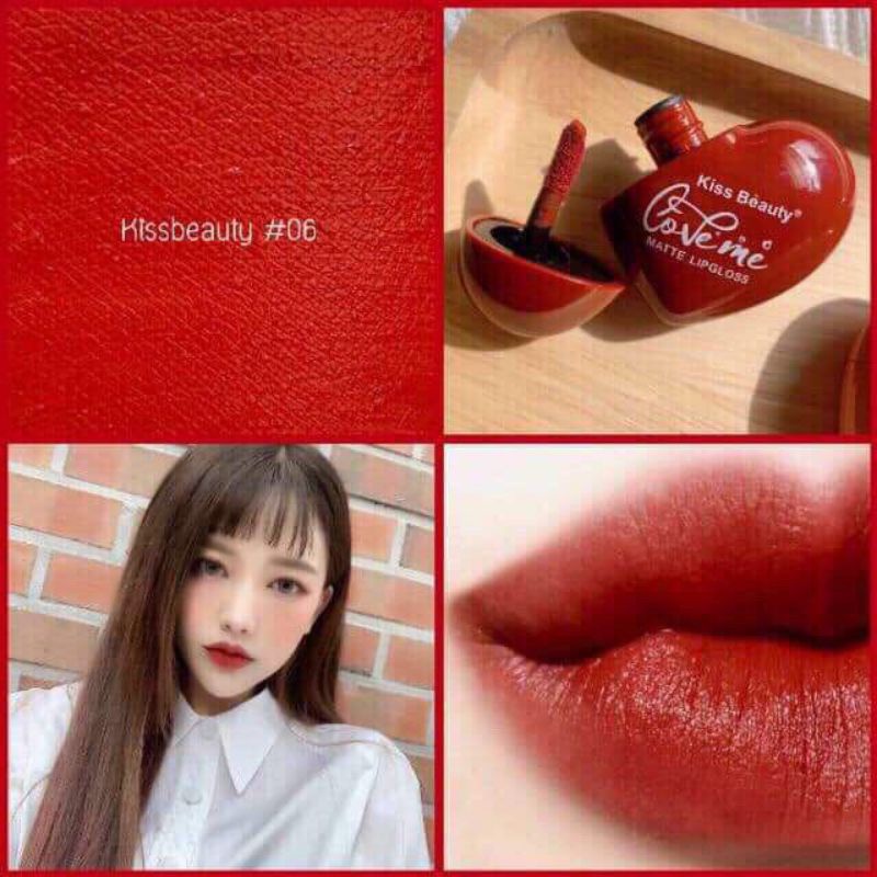 [BISA PILIH WARNA][ORIGINAL THAI] LIP LOVE ME KISS BEAUTY BENTUK LOVE