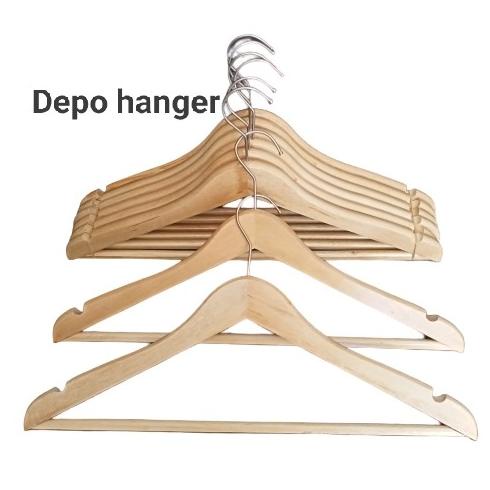 Hanger kayu palang/Gantungan baju kayu palang