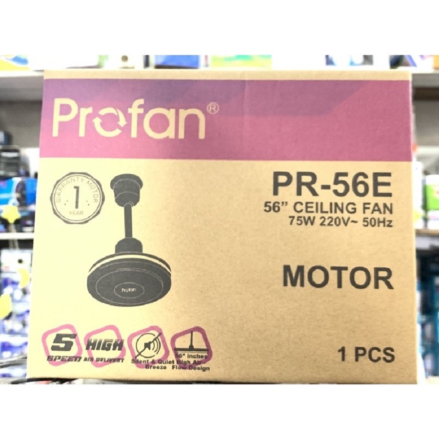 Helifan Ceiling Fan Kipas Angin Gantung Besi Profan 56In 56 Inch PR 56E Jumbo