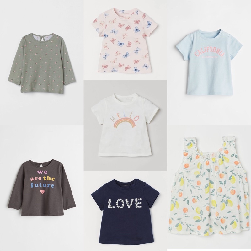 H&M Printed T-shirt, Cotton T-shirt H&M Kids, Kaos Anak H&M, Baju Anak H&M. PART 2