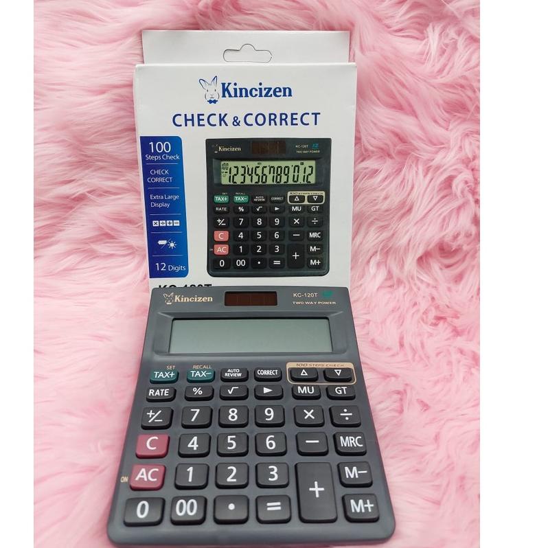 

[KODE PRODUK SRQNR8182] Kalkulator Citizen Type CT 120 T - Calculator Citizen 12 Digit CT-120T