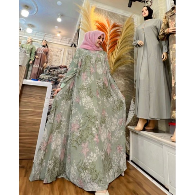 NUHA DRESS BY AMORI/DRESS TERBARU AMORI/DRESS TERLARIS/DRESS BESTSELLER