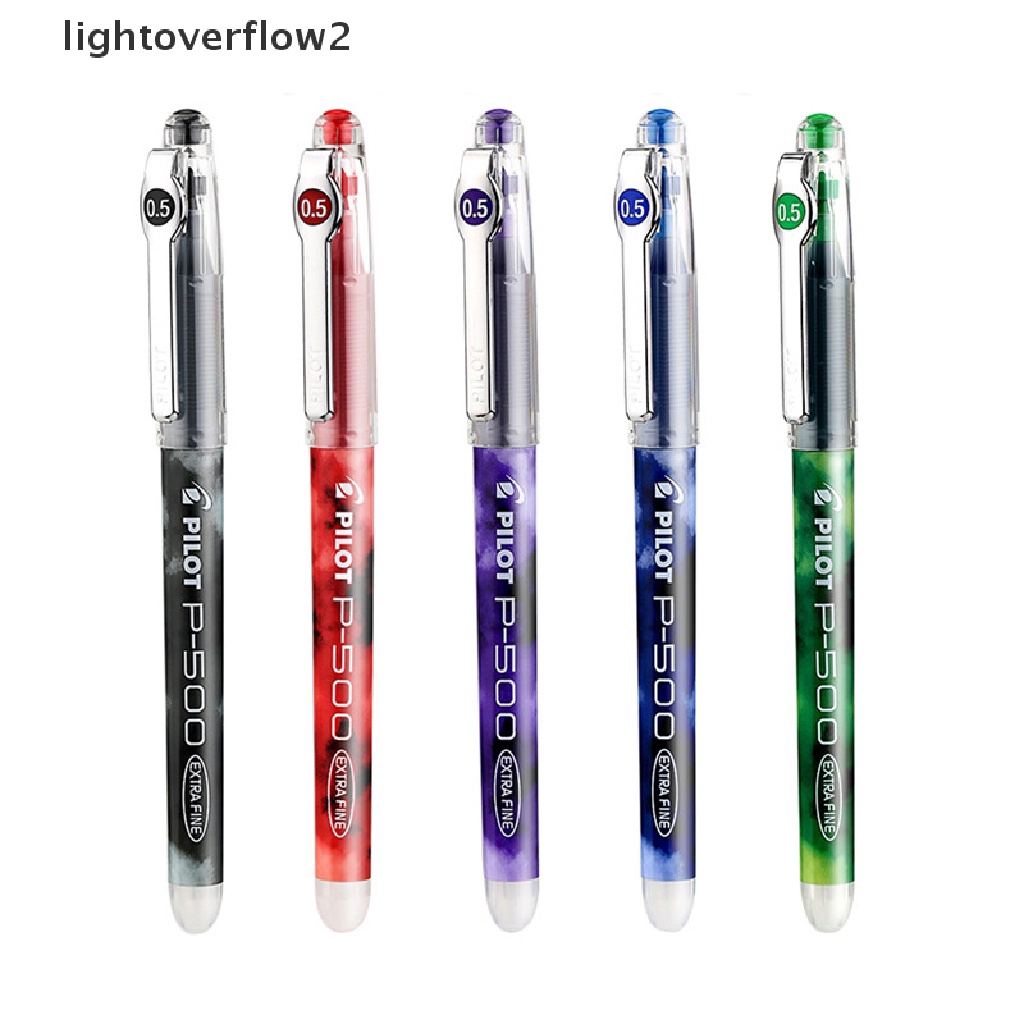 (lightoverflow2) Pilot P500 / P700 Pulpen Gel 0.5 / 0.7mm Untuk Pelajar