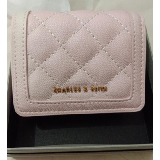 TAS WANITA CK677 MINI WALLET SLING BAG | DOMPET CK MICAELA QUILTED CARD HOLDER|IMPORT PREMIUM - CK377#23856