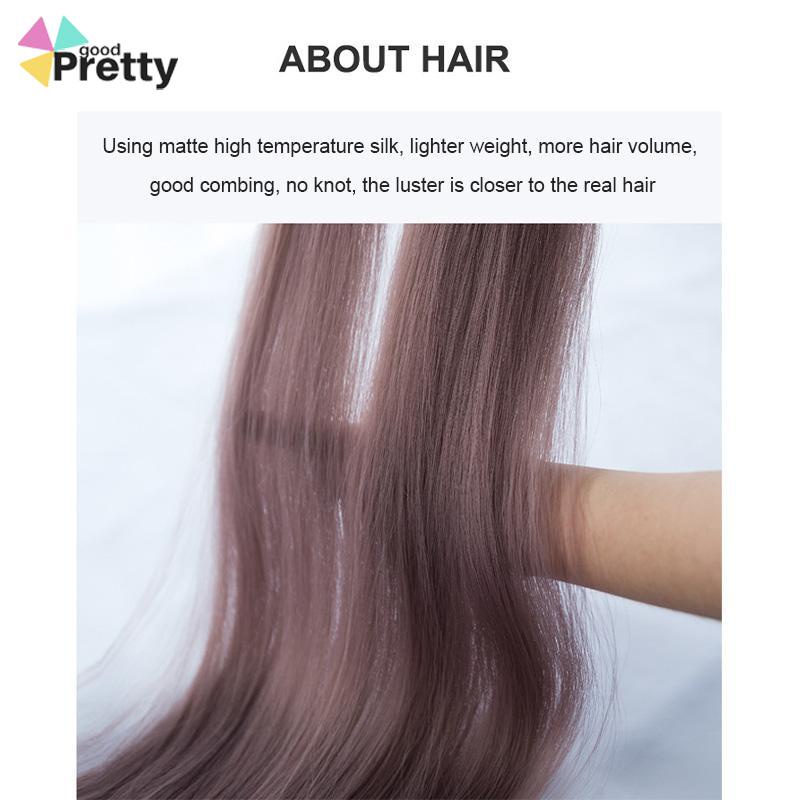 Wig Rambut Warna-warni  Wig Rambut Wanita  Rambut Panjang - PD