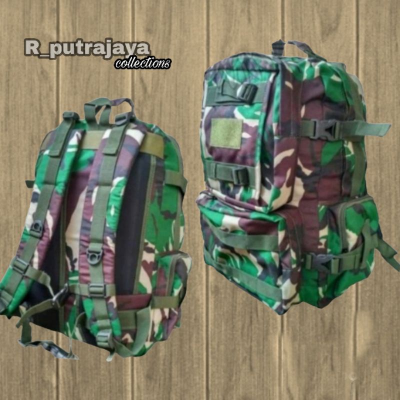 Tas ransel loreng tni  Original+emblem/tas Gultor Loreng Malpinas TNI/tas jumbo