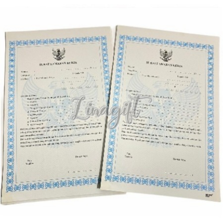 DAFTAR RIWAYAT HIDUP / SURAT LAMARAN KERJA 1 PACK ISI 100 UKURAN FOLIO