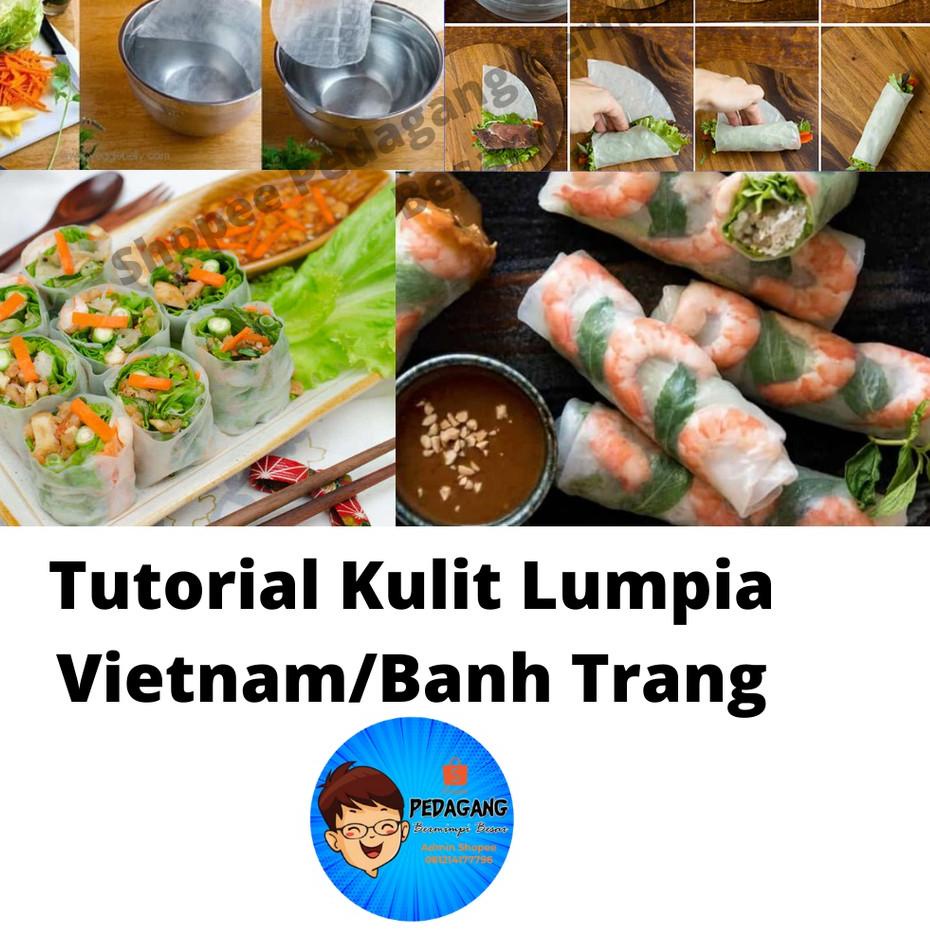 

빠 Banh Trang Rice Paper 400gr 22cm Kulit Lumpia Vietnam | Rice Paper Recomend