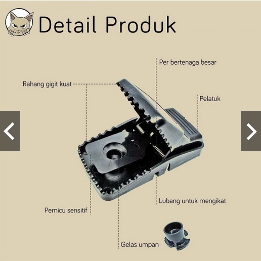 Perangkap Tikus Joni Cat Double Spring