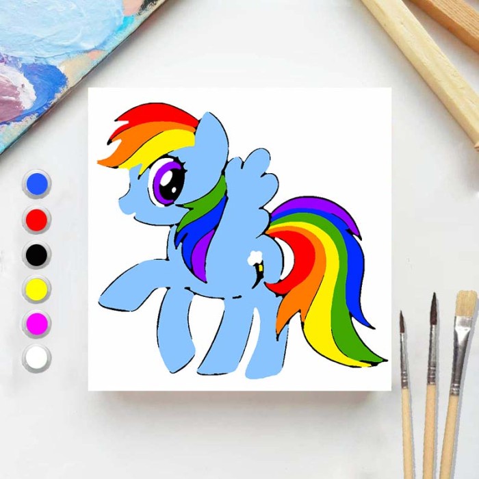 

Jualan Paint By Number Little Pony Apple Jack 20X20 Painting Kit/Set Melukis Bagus