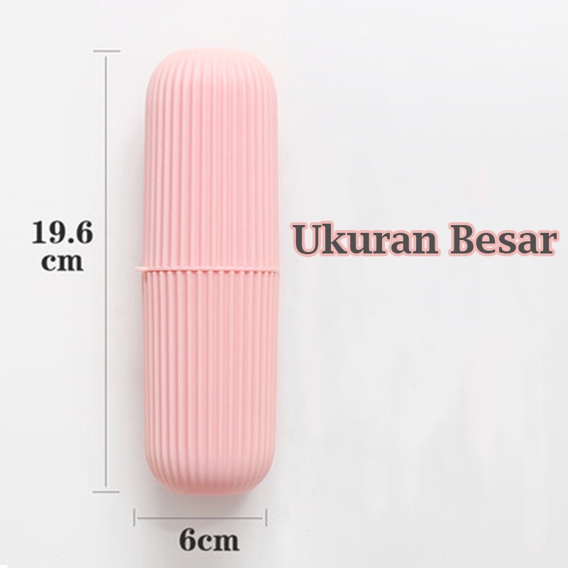 PO88 KOTAK SIKAT GIGI ODOL TRAVEL PORTABLE - BIG TOOTHBRUSH CASE PASTEL