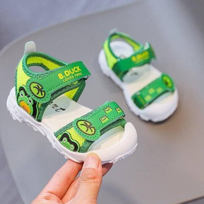 sandal velcro katak anak-anak
