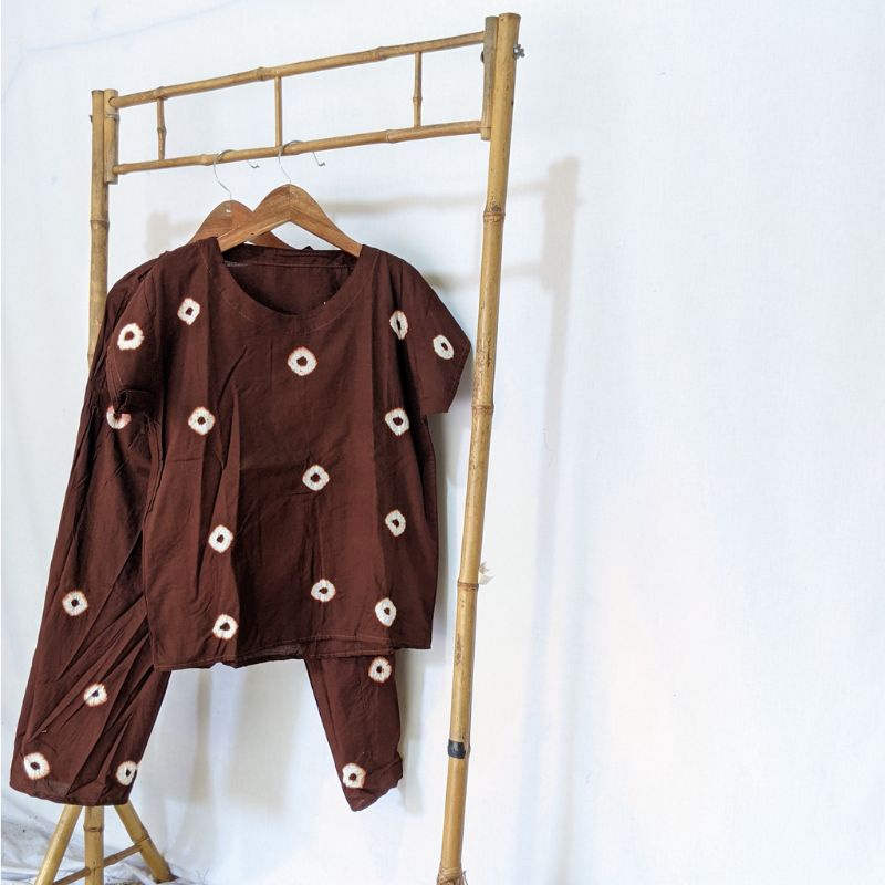 One Set Jumput Celana Panjang Jumbo