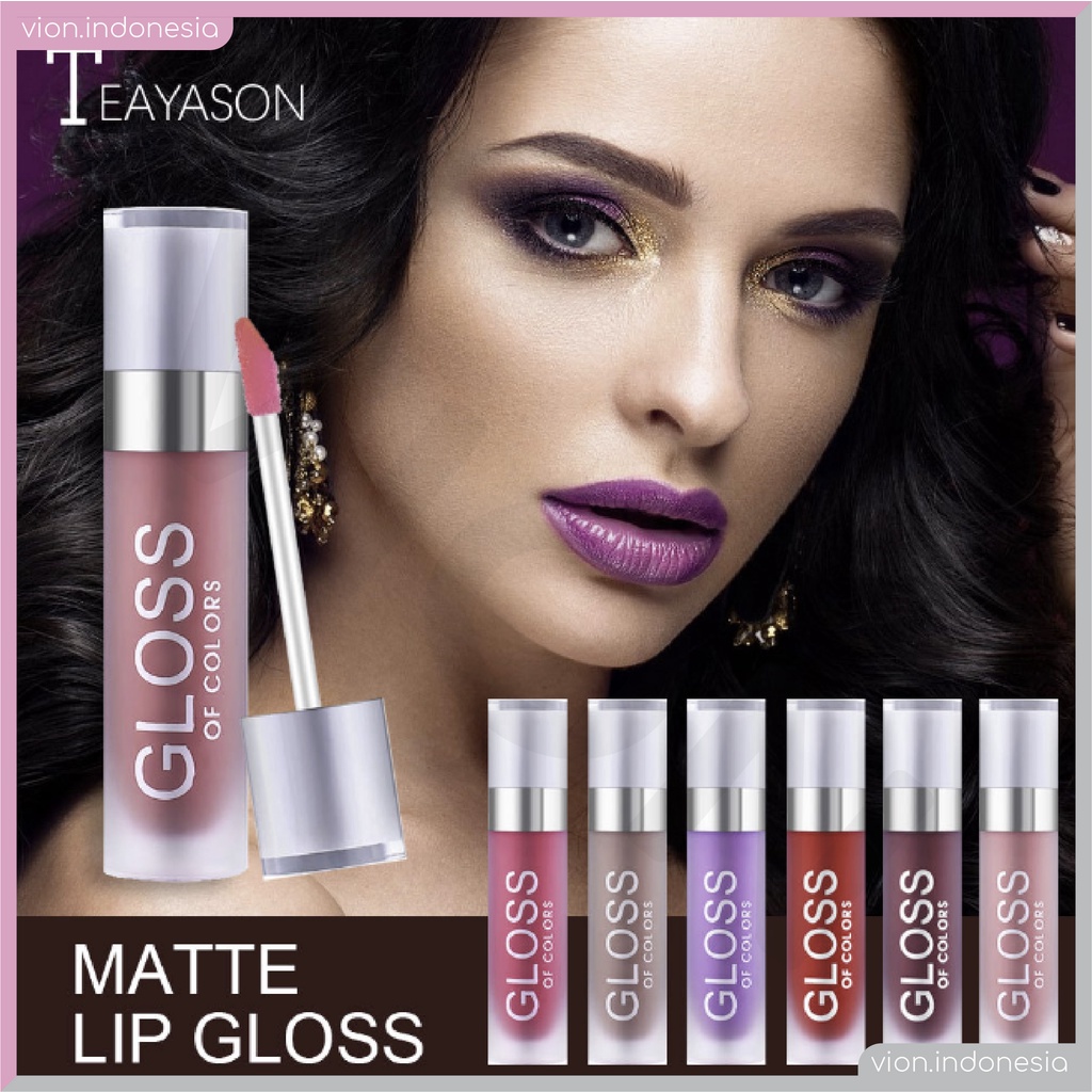 KACHI - TEAYASON Transparent Long Tube Lip Gloss Lipstick Moisturizing Waterproof Lip Glaze Original Termurah TE009