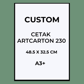 (230gr) CETAK ARTCARTOON A3+ MURAH TANPA MINIMAL ORDER POSTER PRINT