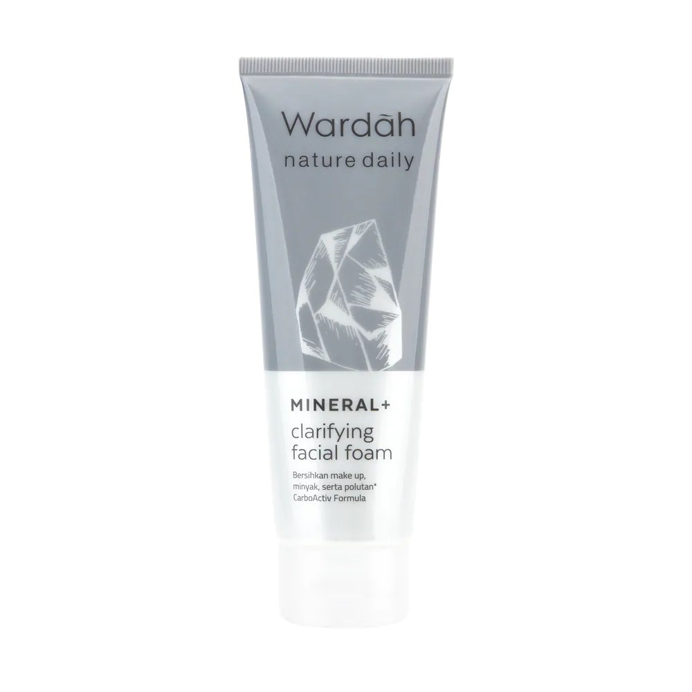 RUMAH CANTIK 354 - Wardah Nature Daily Mineral+ Clarifying Facial Foam - BISA COD / BAYAR DI TEMPAT