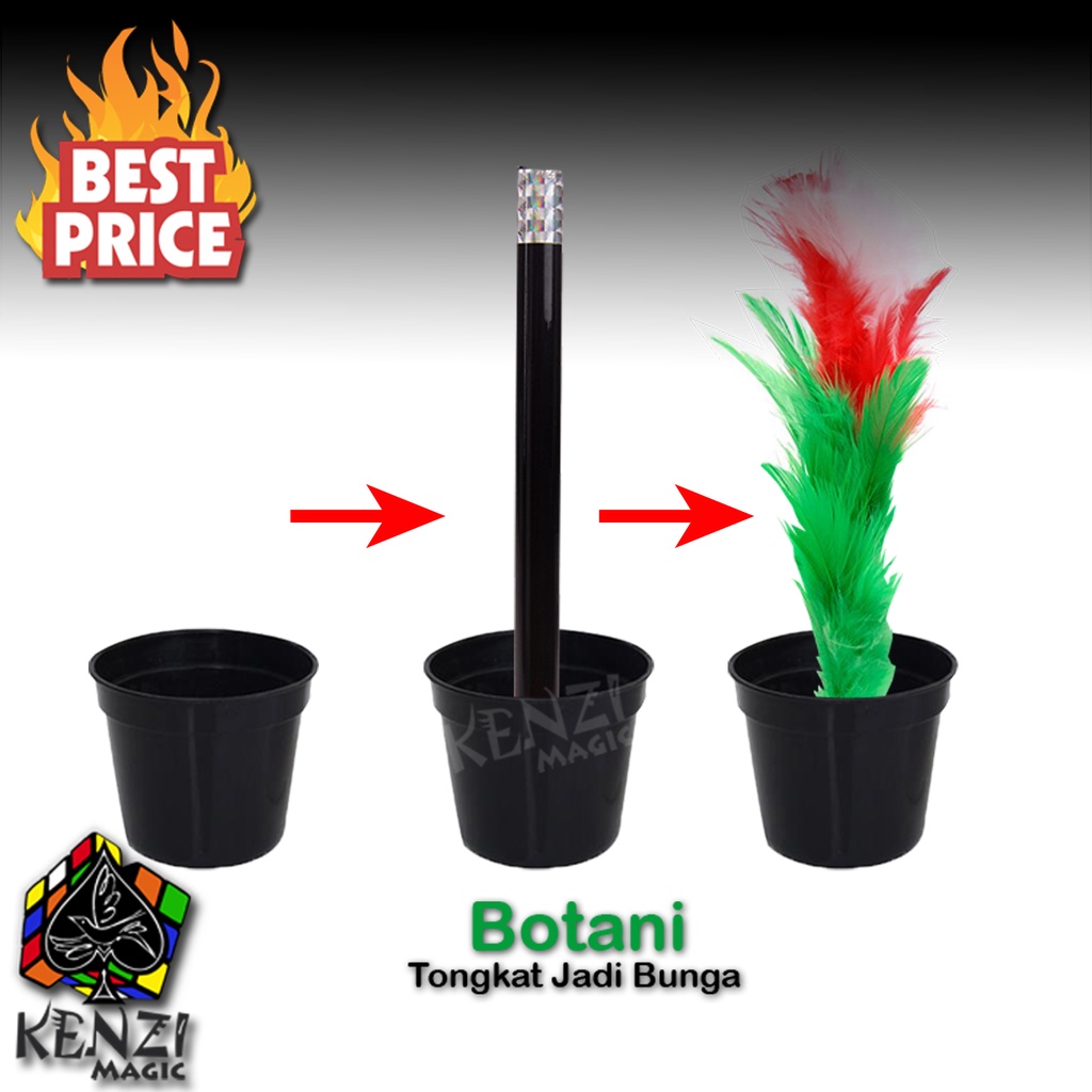 Alat Sulap Wand to Flower- Sulap Tongkat Jadi Bunga - Sulap memunculkan Bunga