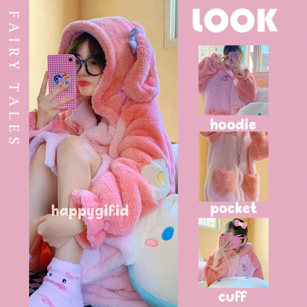 MELODY DASTER KOSTUM ONESIE BAJU TIDUR PIYAMA KIGURUMI