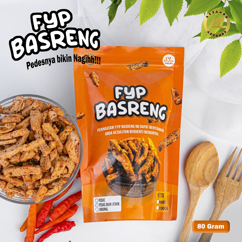 

BASRENG PEDAS DAUN JERUK 80GRAM,BASRENG STIK,KRIUK