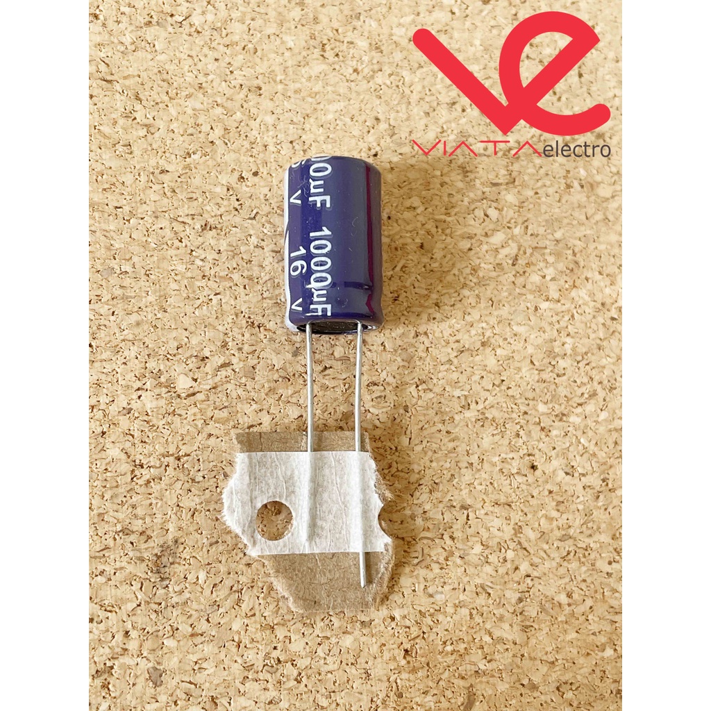 KAPASITOR ELCO 1000UF 16V ROLL (1 BUAH) KAPASITOR CAPACITOR ELKO KAPASITOR 1000 UF 16 V ROLL