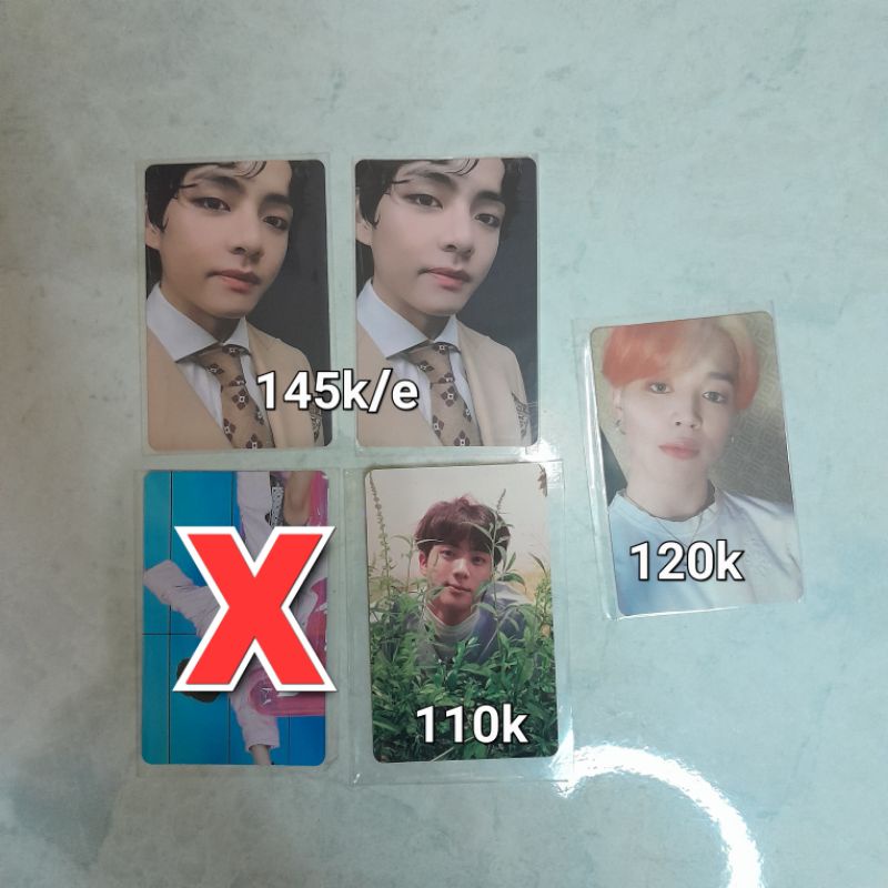 (Ready) Taehyung mots 7 versi 3 / Jimin persona 3 / Seokjin her o