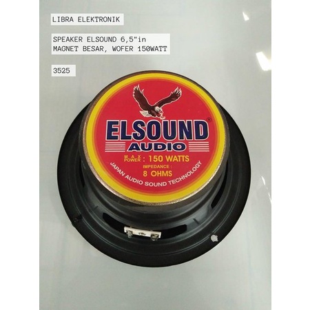 SPEAKER ELSOUND 6,5IN MAGNET BESAR