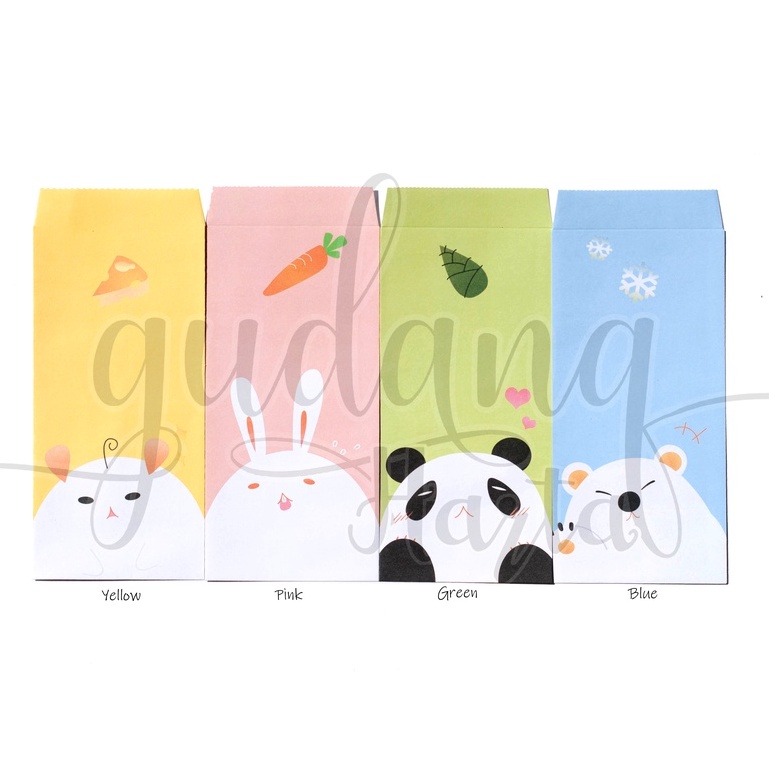 Kertas Surat Dan Amplop Motif Panda Letter Paper Motif Hewan Simple GH 305609