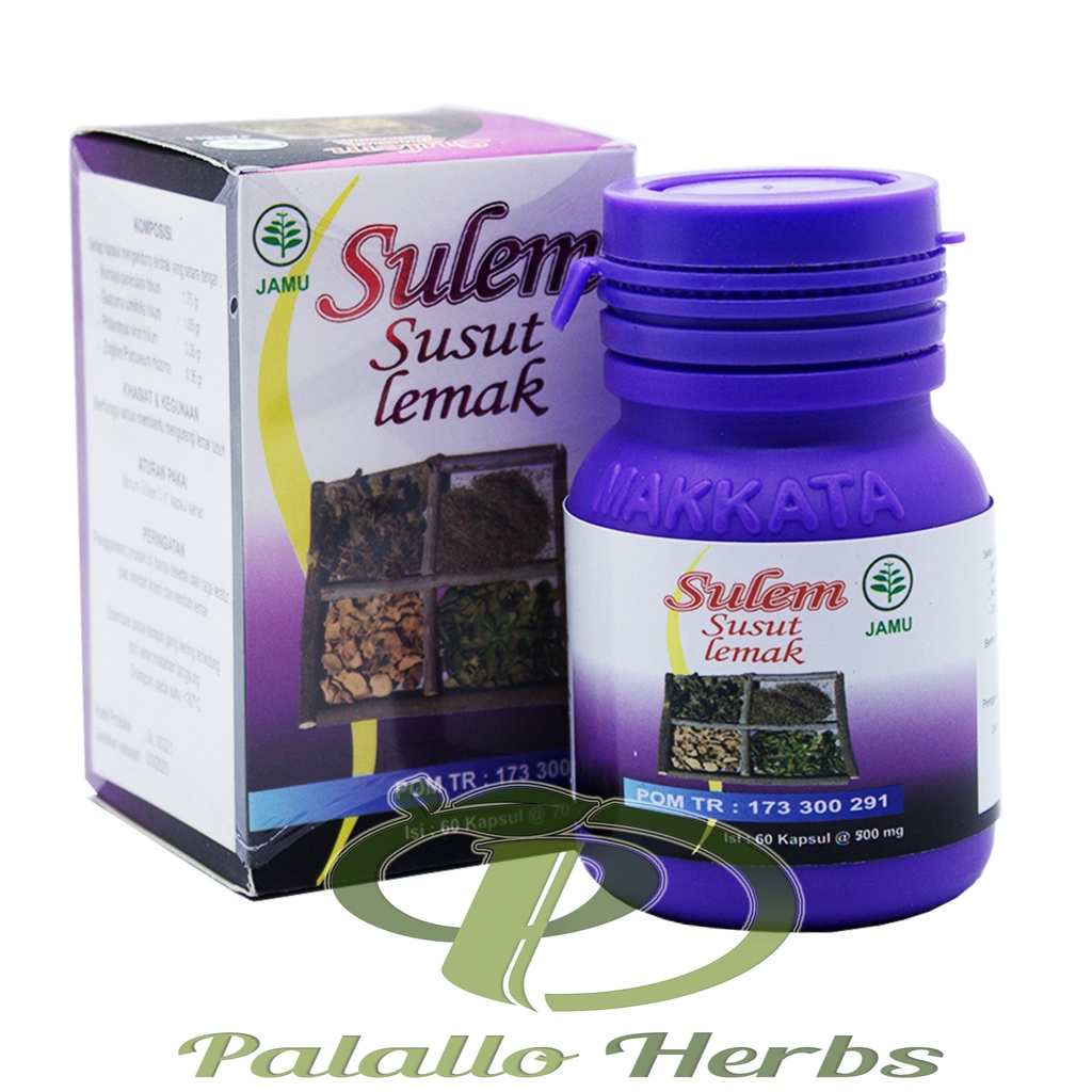 Supplement Diet SUSUT LEMAK SULEM Herbal Pelangsing 60 KAPSUL