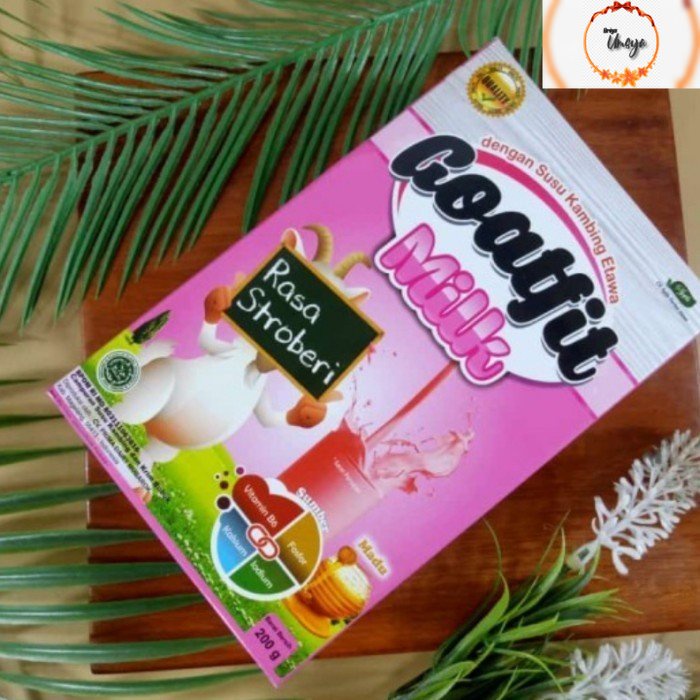 

SUSU KAMBING+ROYAL JELLY GOATFIT/ ETAWA MILK STRAWBERRY 200 GR