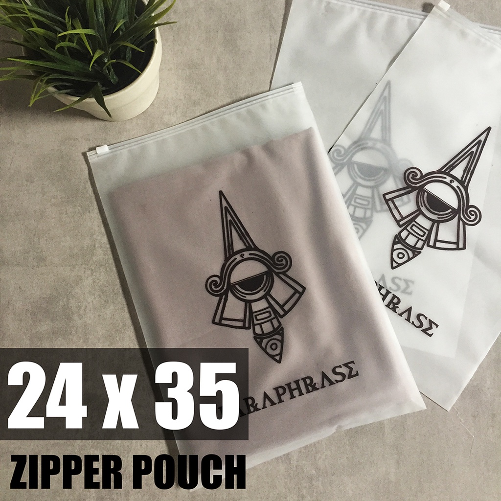 

ZIPPER POUCH CUSTOM SABLON 24x35cm