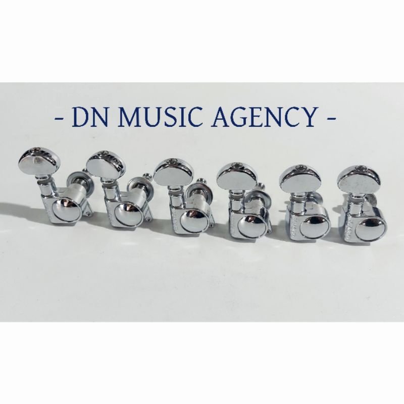 dryer grover 305 / 406 rotomatics original tuning machine gitar akustik / elektirk sejajar 6inline / 3R 3L