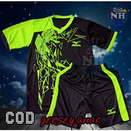 Baju Jersey Kaos Bola Futsal Anak Laki Laki Perempuan Terbaru