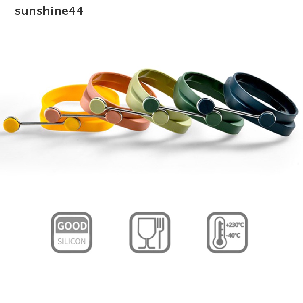 Sunshine Cetakan Pancake / Telur Bentuk Cincin Bahan Silikon