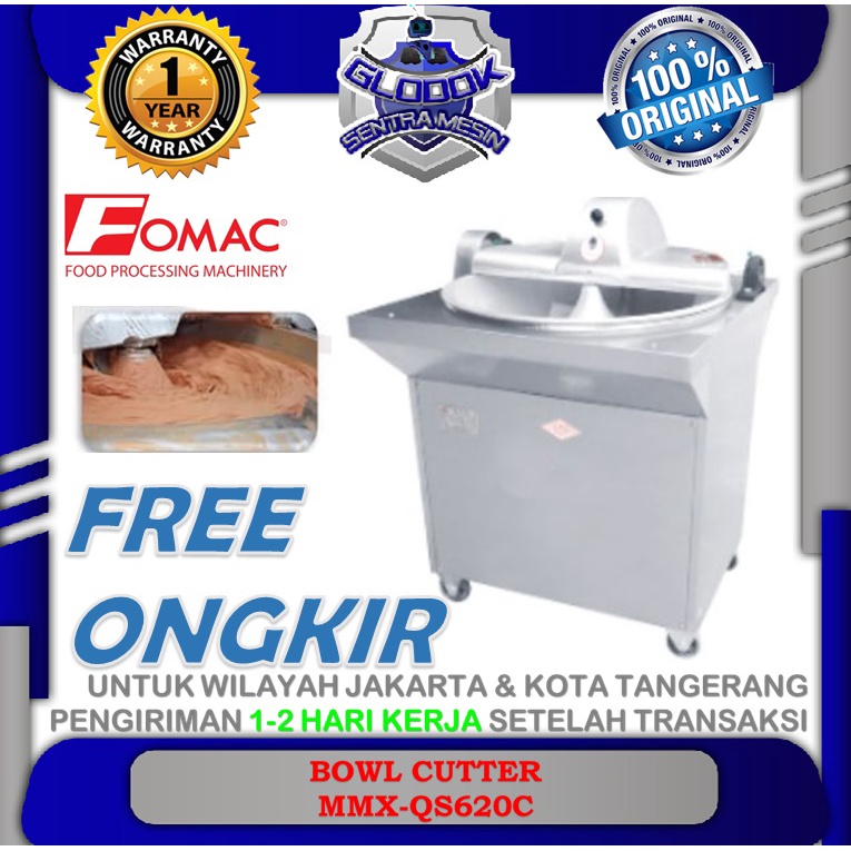 Bowl Cutter / Mesin Pengaduk Adonan Bakso MMX-QS620C FOMAC