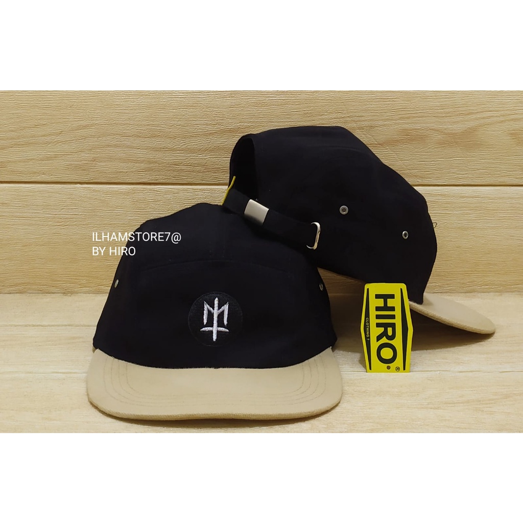 [COD]Topi Distro Pria/Topi Snapback Bordir Mtrnl Kombinasi Lima Panel/Topi Hip-Hop