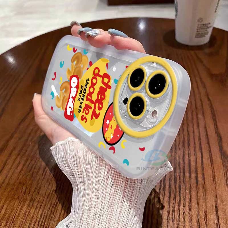 Casing TPU Realme 5 5i 6i C3 C35 C21Y C25Y C21 RealmeC11 2021 C25 C15 C12 C2 Motif Graffiti Cheese