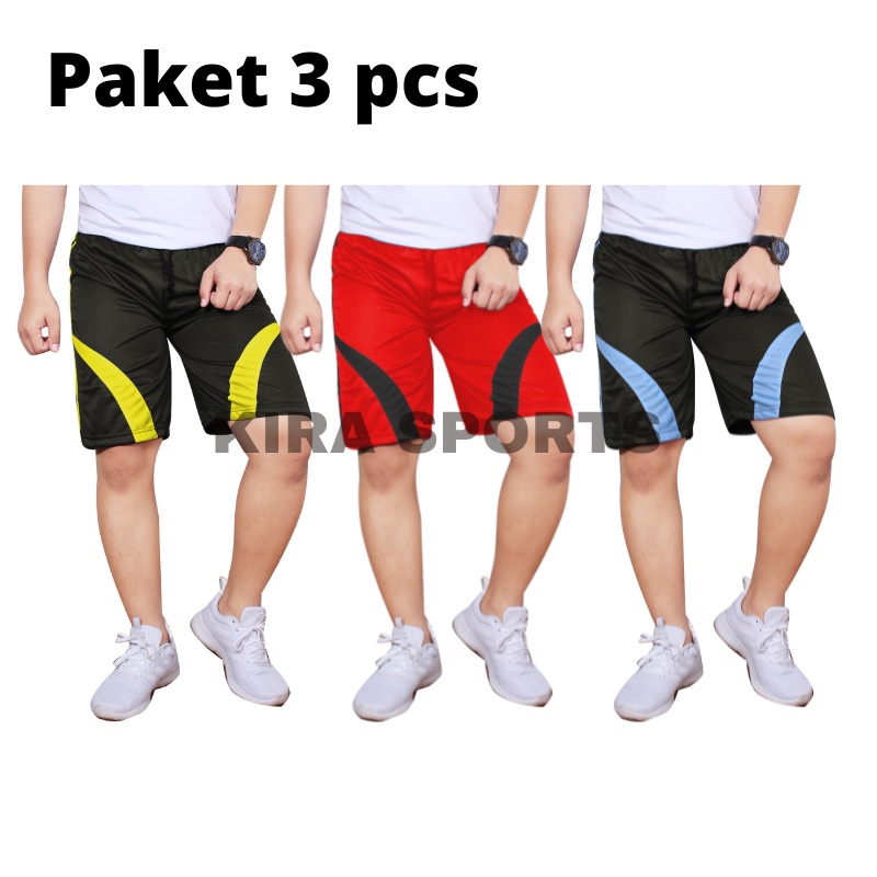 Celana Pendek Olahraga Pria Dewasa Santai Kolor Selutut GKS005