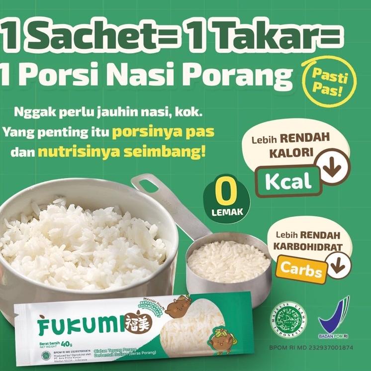 

ARTx4X8j--Fukumi Beras Porang Original Box 280gr isi 7sachet @40gr (beras shirataki, konjac rice, beras diet)