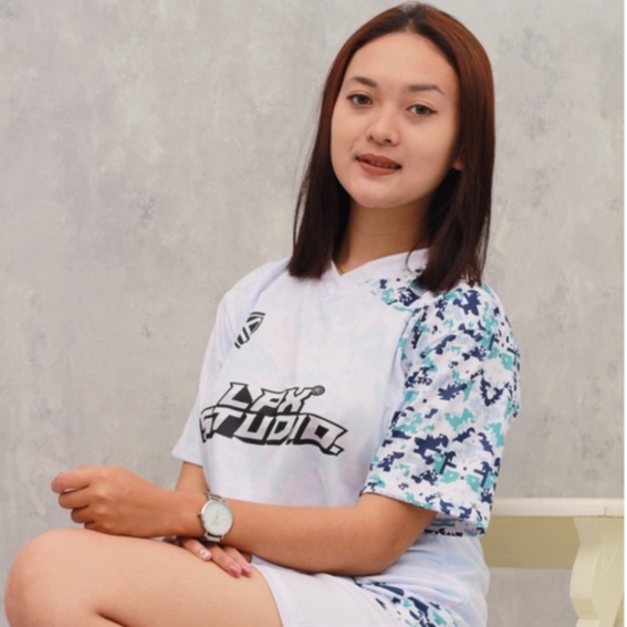 Jersey Futsal White Army Abstract