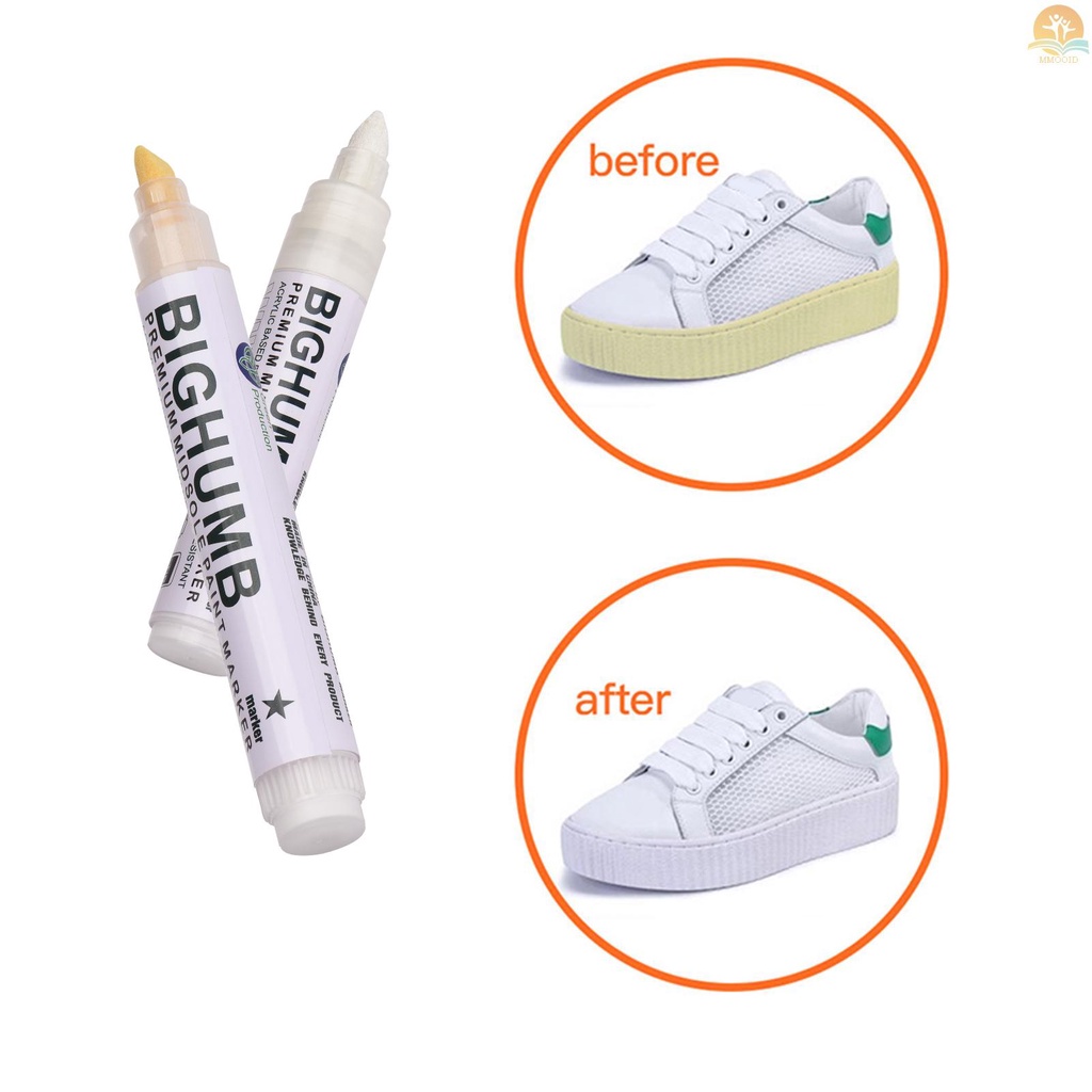 (MMOI) Bigthumb Spidol Marker Midole Premium Quick Dry Untuk Reparasi Sepatu Sneakers / Olahraga