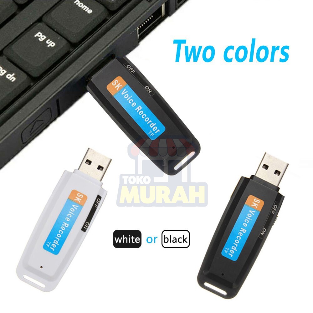 alat perekam suara Usb Voice Recorder With Slot Memory Card