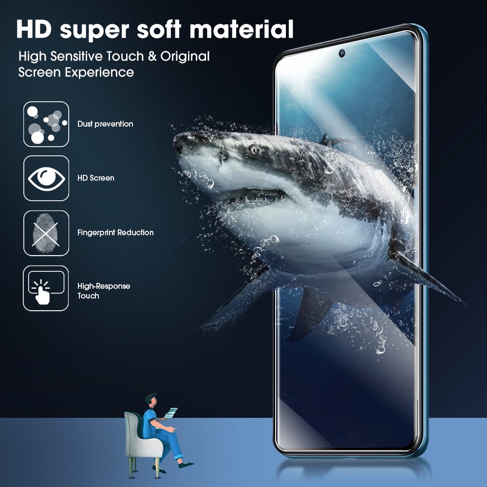 1pc Tempered Glass Pelindung Layar Xiaomi 12T 12T Pro HD 9H Tahan Ledakan