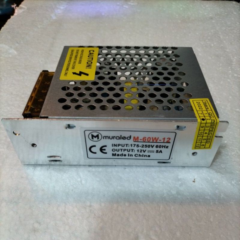 POWER SUPPLY DC 12V 5A 60W