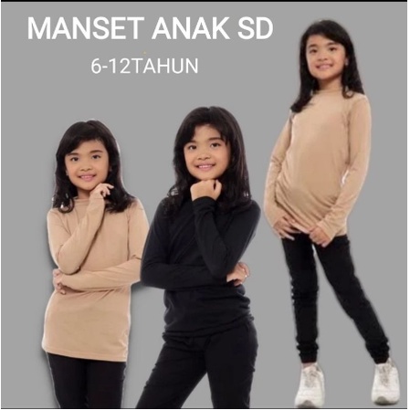 (TERLARIS) MANSET ANAK 5 - 8 TAHUN PANJANG BAHAN RAYON PREMUIM/MANSET ANAK SEKOLAH SD BISA COD TOKO IMAH