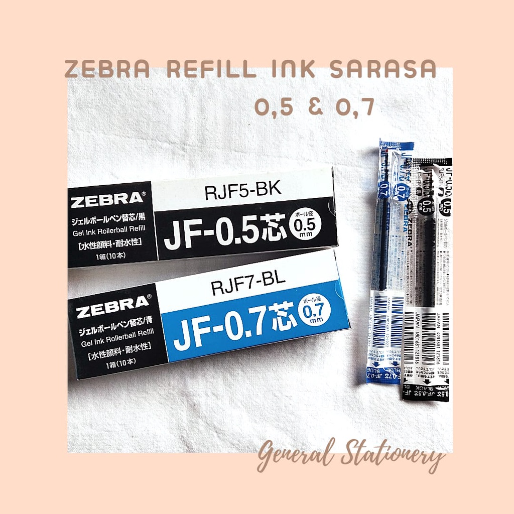 

Zebra Refill Ballpoint Sarasa / Isi Ulang Pen Zebra Sarasa