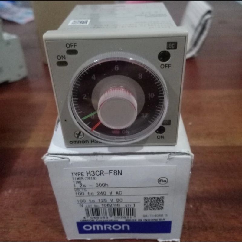 Jual Timer H3CR F8N Omron Asli H3CR F8N 220VAC Omron H3cr F8n 100 240vac Omron Asli Shopee