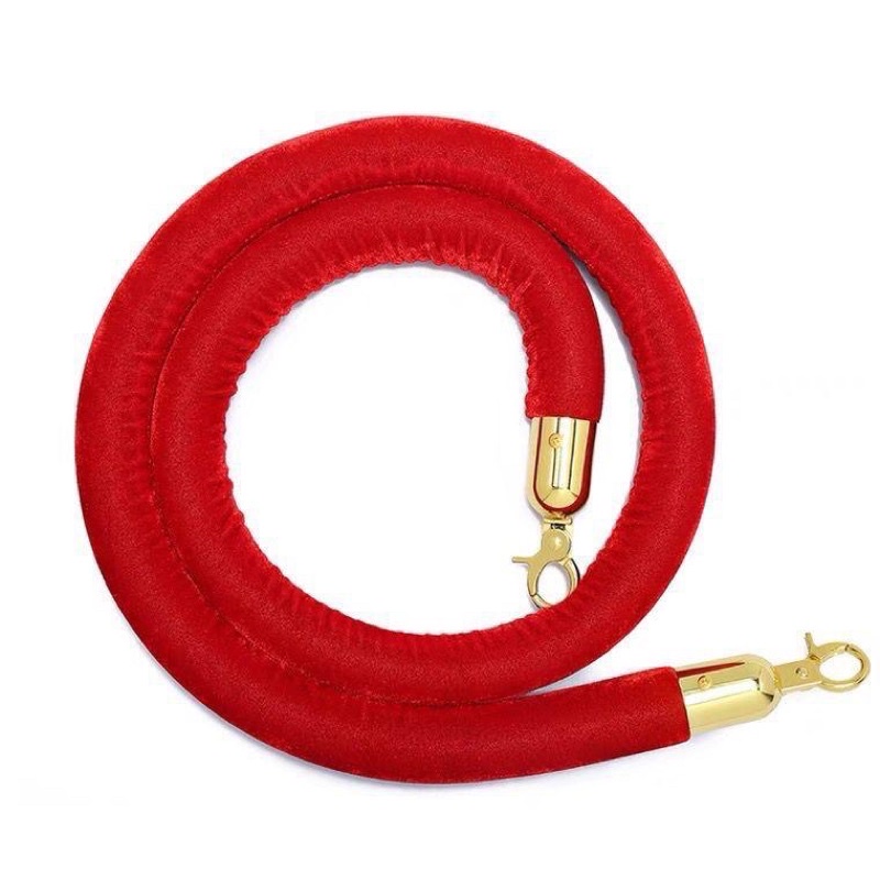 

YEN Tali Tiang Antrian Bludru dan Twisted Ropes Pita Bludru Tali Pembatas