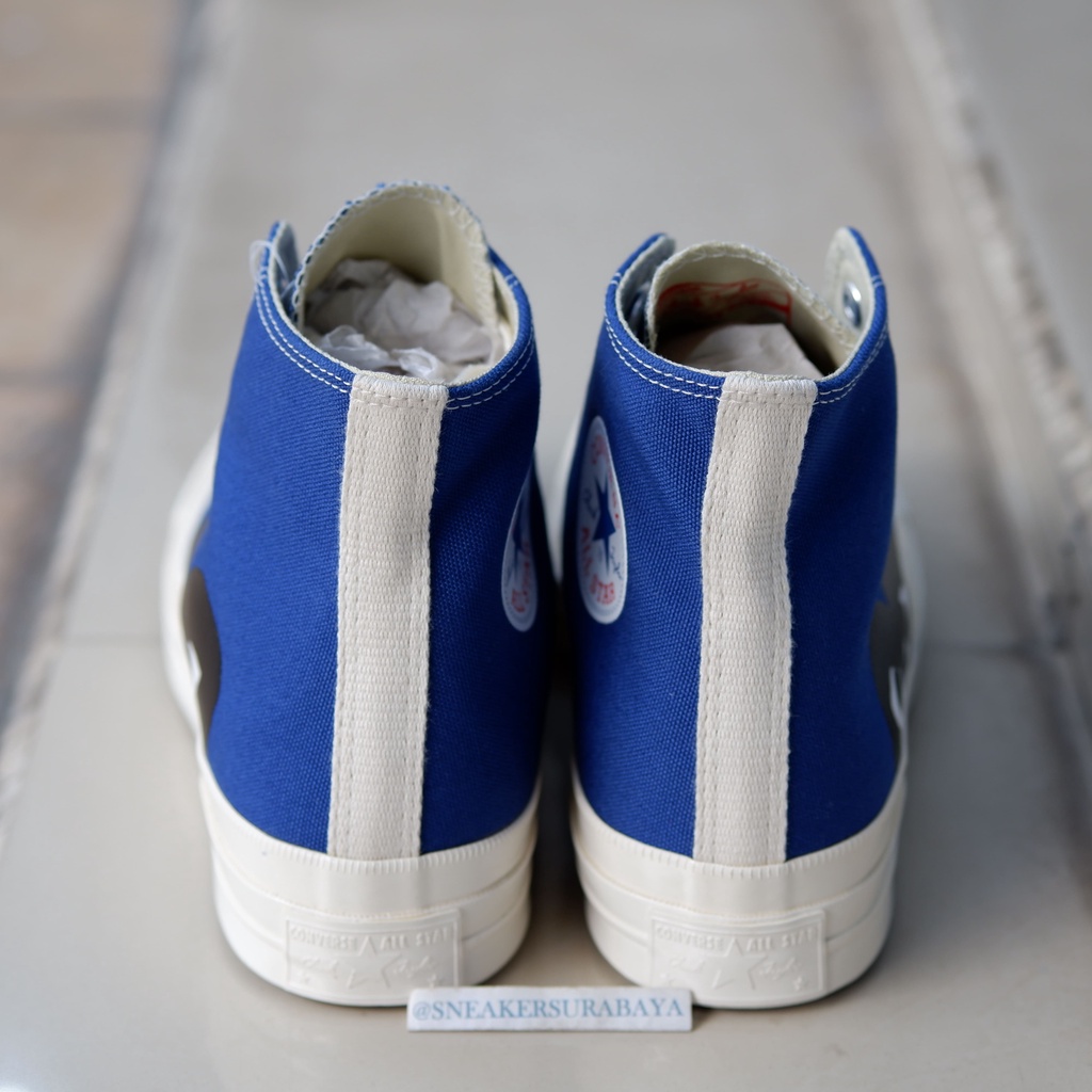 Converse Chuck Taylor 1970s Hi x CDG &quot; Blue &quot; CT 70 CT 70s